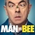 Man vs. Bee Small Poster